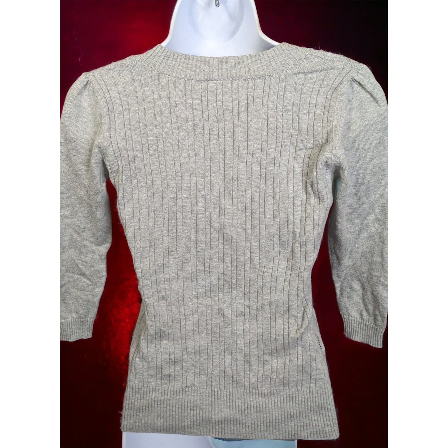 Ann Taylor Loft Petites Grey Sweater