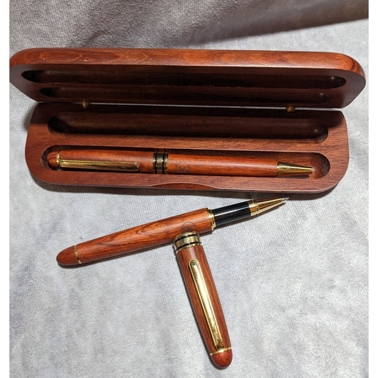 Vintage Rosewood Pen Set