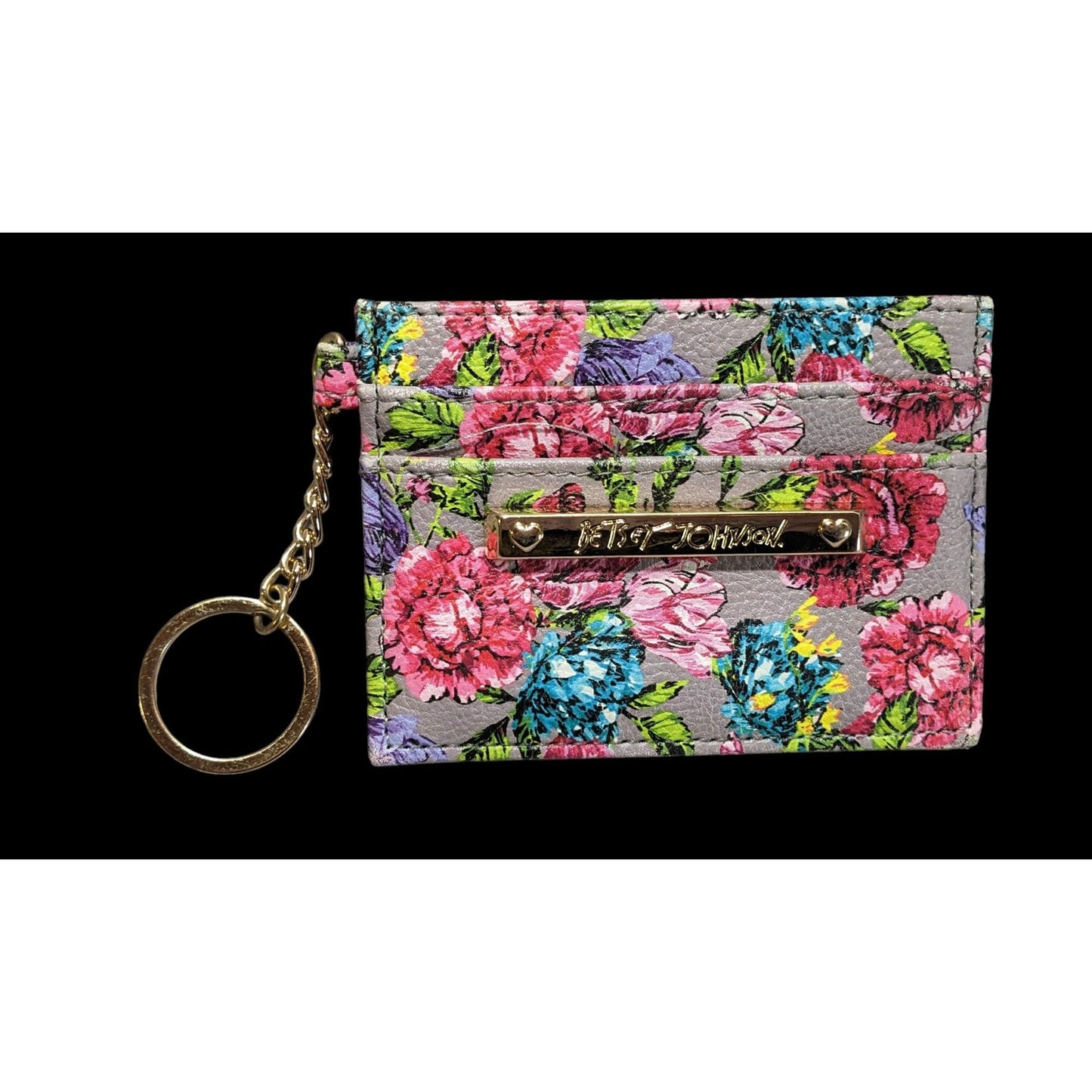 Betsey Johnson Floral Cardholder