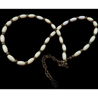 Vintage Minimalist Beaded Necklace