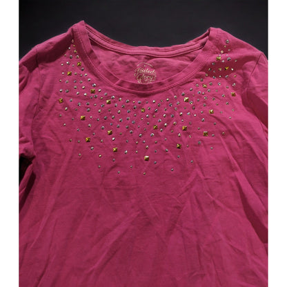 Faded Glory Pink Studded Top