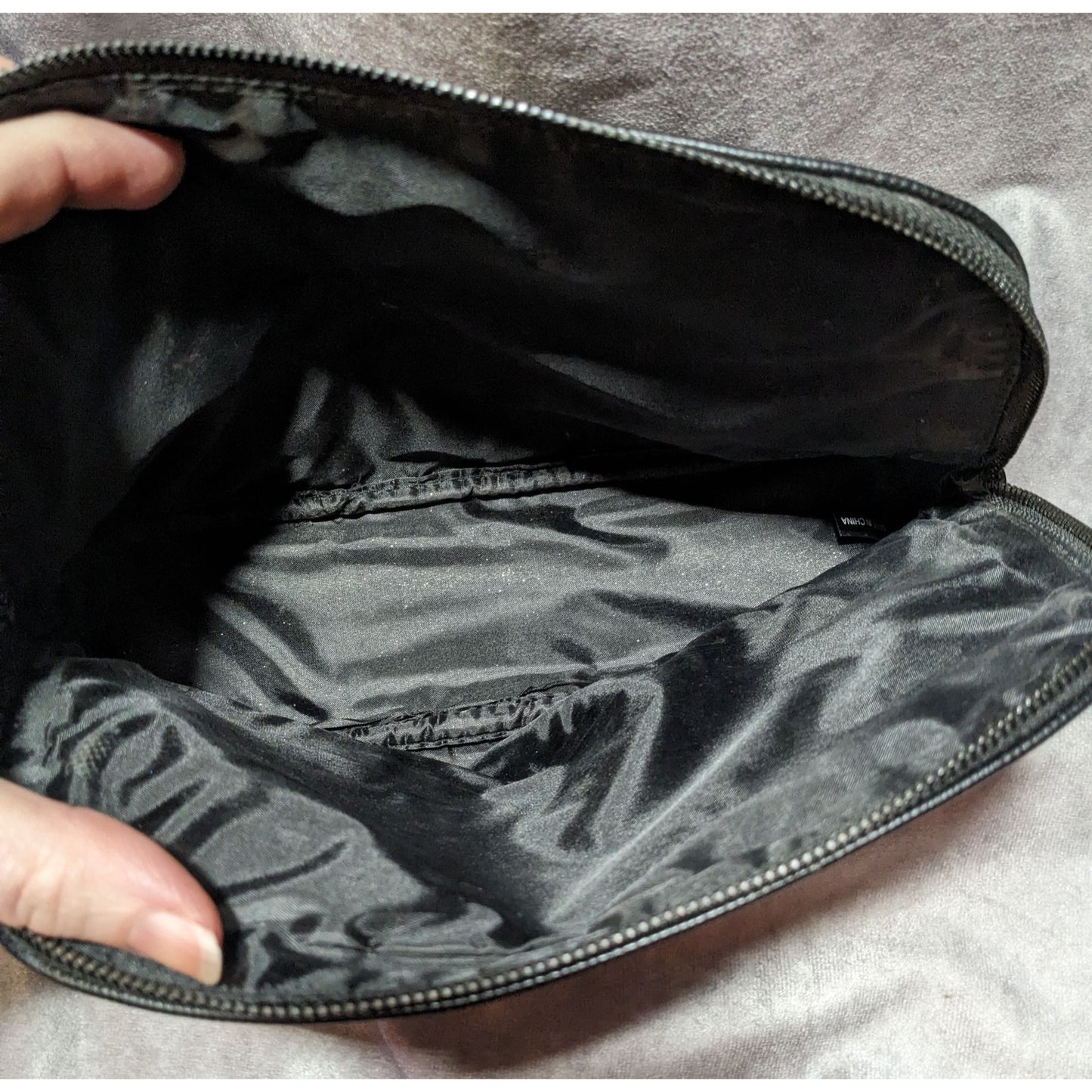 Revision Skincare Black Cosmetic Travel Bag