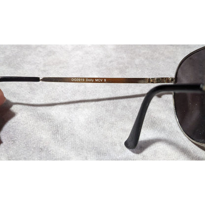 Foster Grant Dolly Black And Silver Aviator Sunglasses