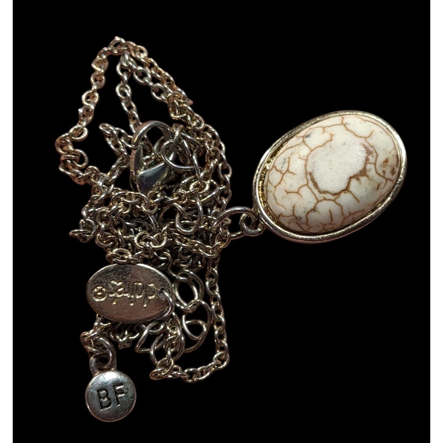 Claire's Casual Stone Cabochon Best Friend Necklace