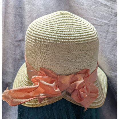 Vintage Italian Tirabasso Sun Hat With Bow