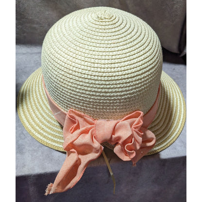 Vintage Italian Tirabasso Sun Hat With Bow