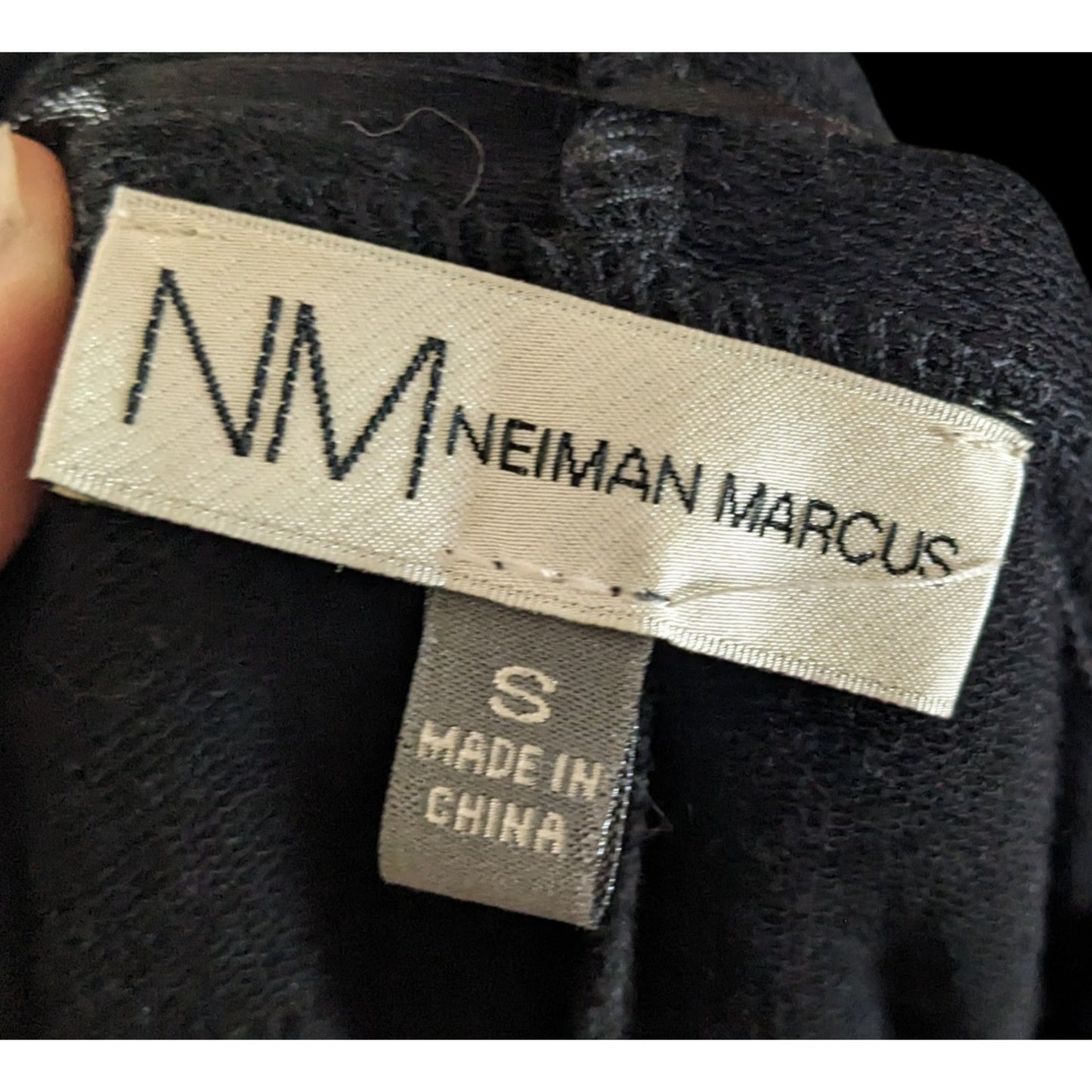 Neiman Marcus Gothic Chunky Lace Neck Hooded Top Size Small