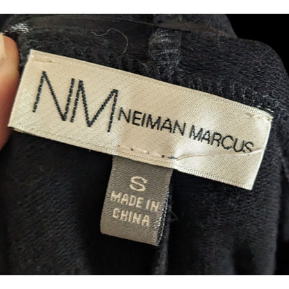 Neiman Marcus Gothic Chunky Lace Neck Hooded Top Size Small