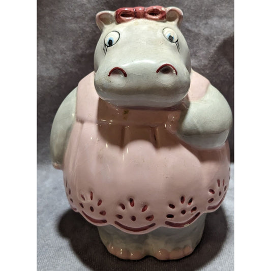 Large Vintage Hippo Salt/Pepper Shaker