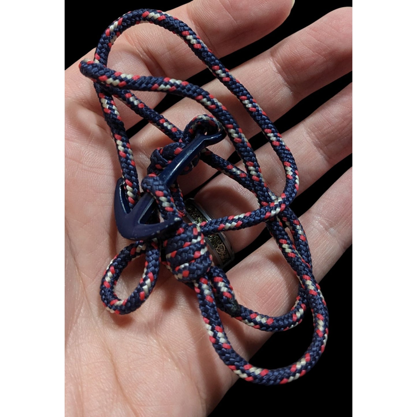 Handmade Nautical Bracelet/Necklace With Anchor Charm