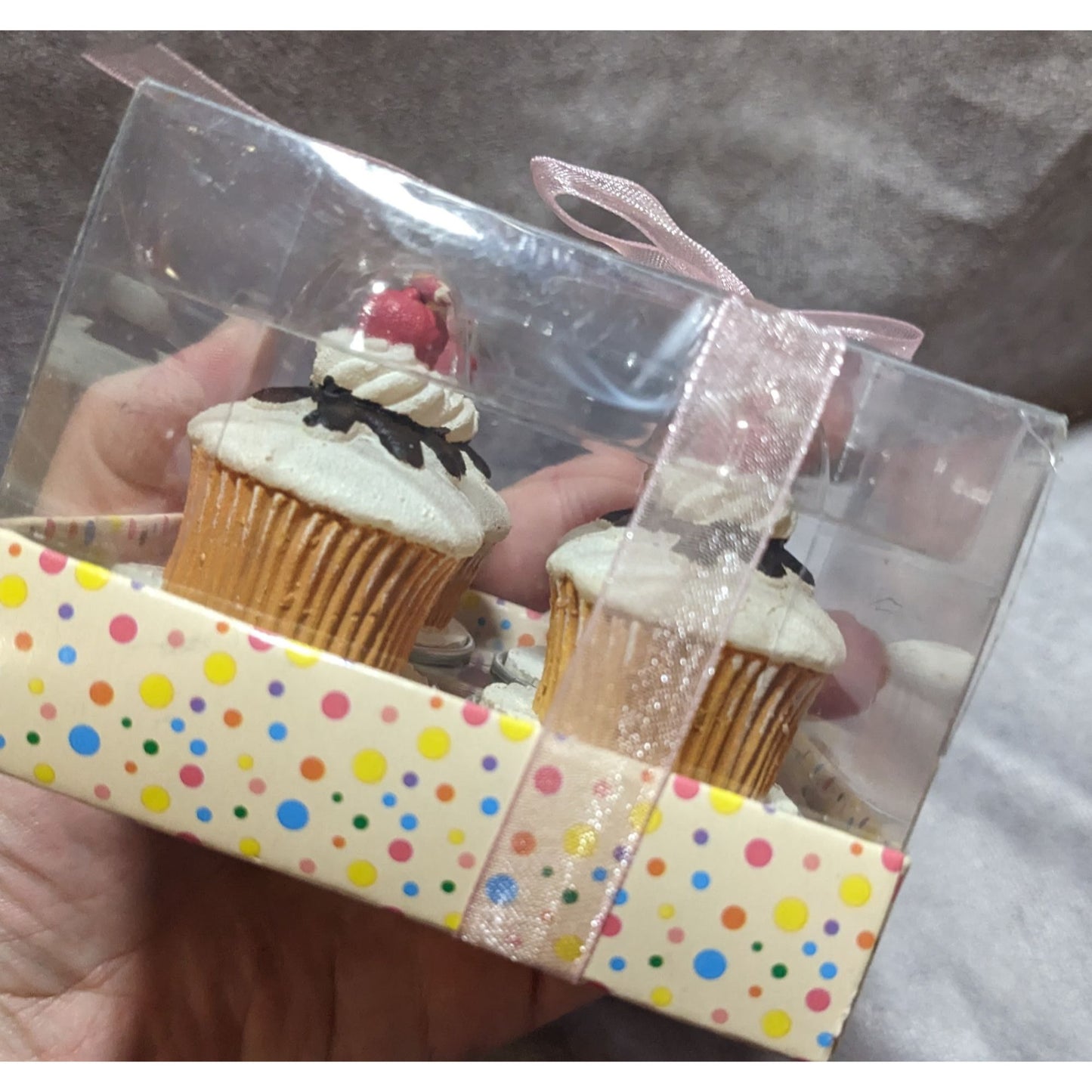 Mini Cupcake Candle Set