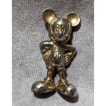Vintage Silver/Gold Mickey Mouse Brooch