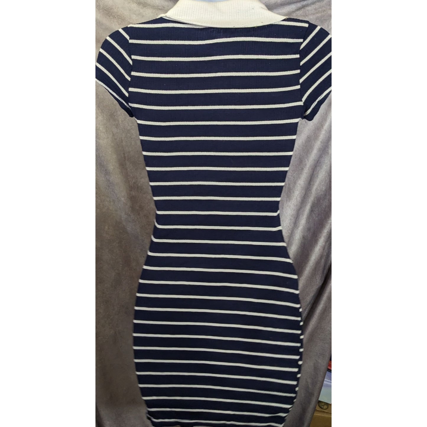 Forever 21 Striped Collared Shirt Dress