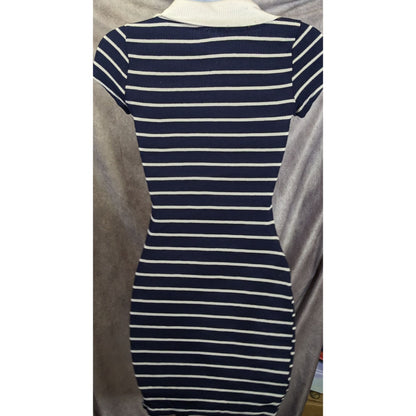 Forever 21 Striped Collared Shirt Dress