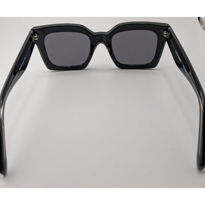 Foster Grant Black Oversized Retro Square Sunglasses 52mm Lenses UV Protection