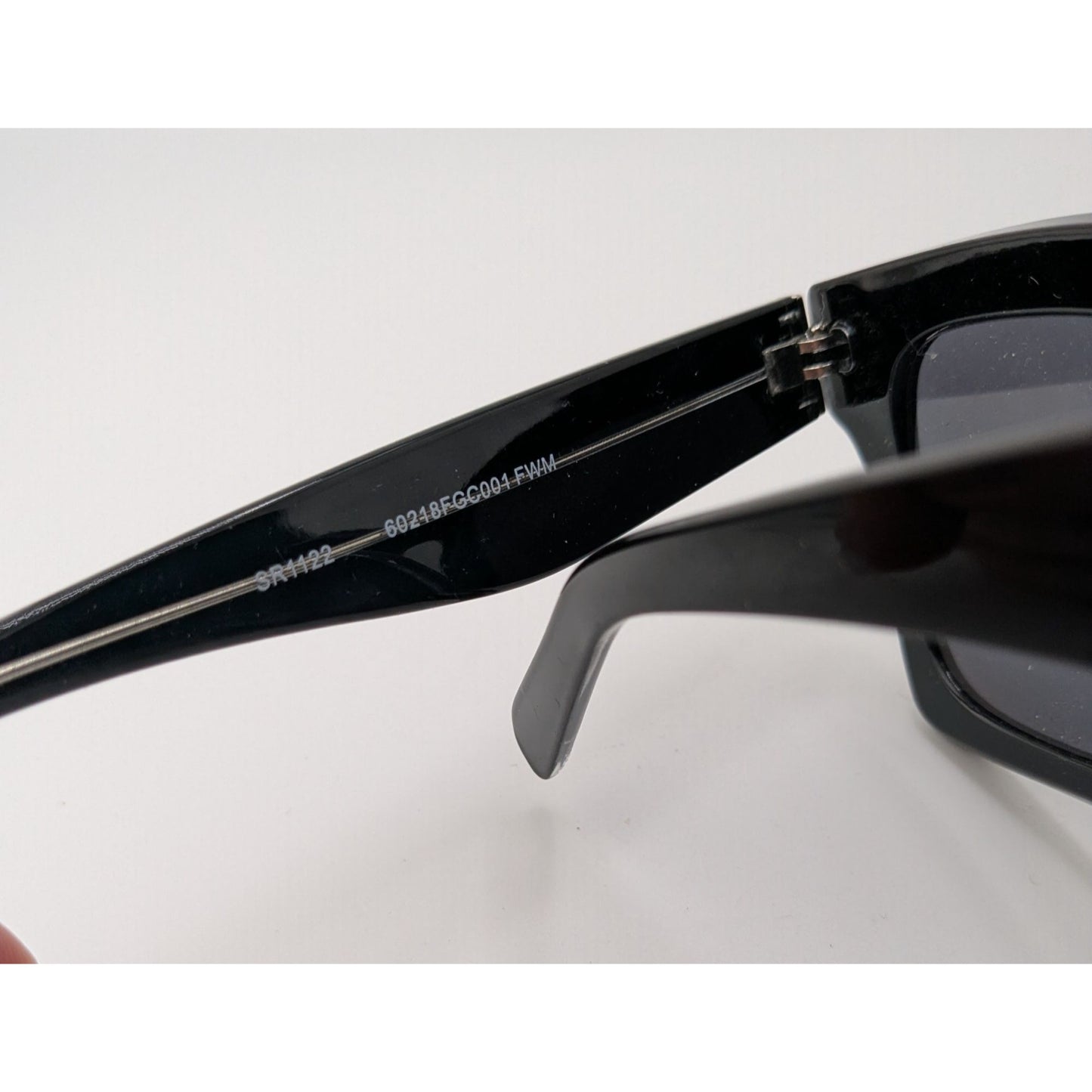 Foster Grant Black Oversized Retro Square Sunglasses 52mm Lenses UV Protection