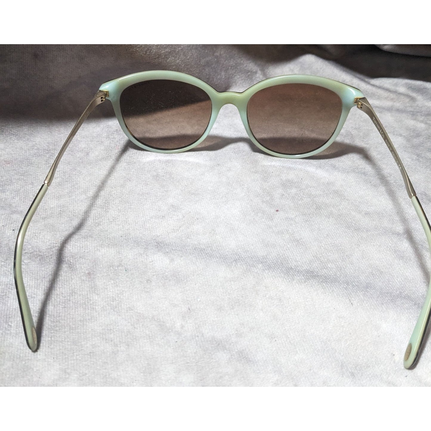 Tiffany & Co Tortoise And Blue Sunglasses