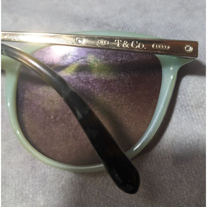 Tiffany & Co Tortoise And Blue Sunglasses