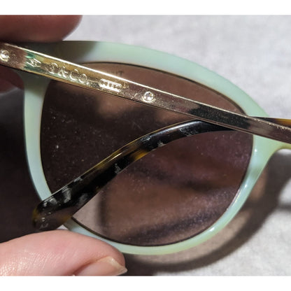 Tiffany & Co Tortoise And Blue Sunglasses