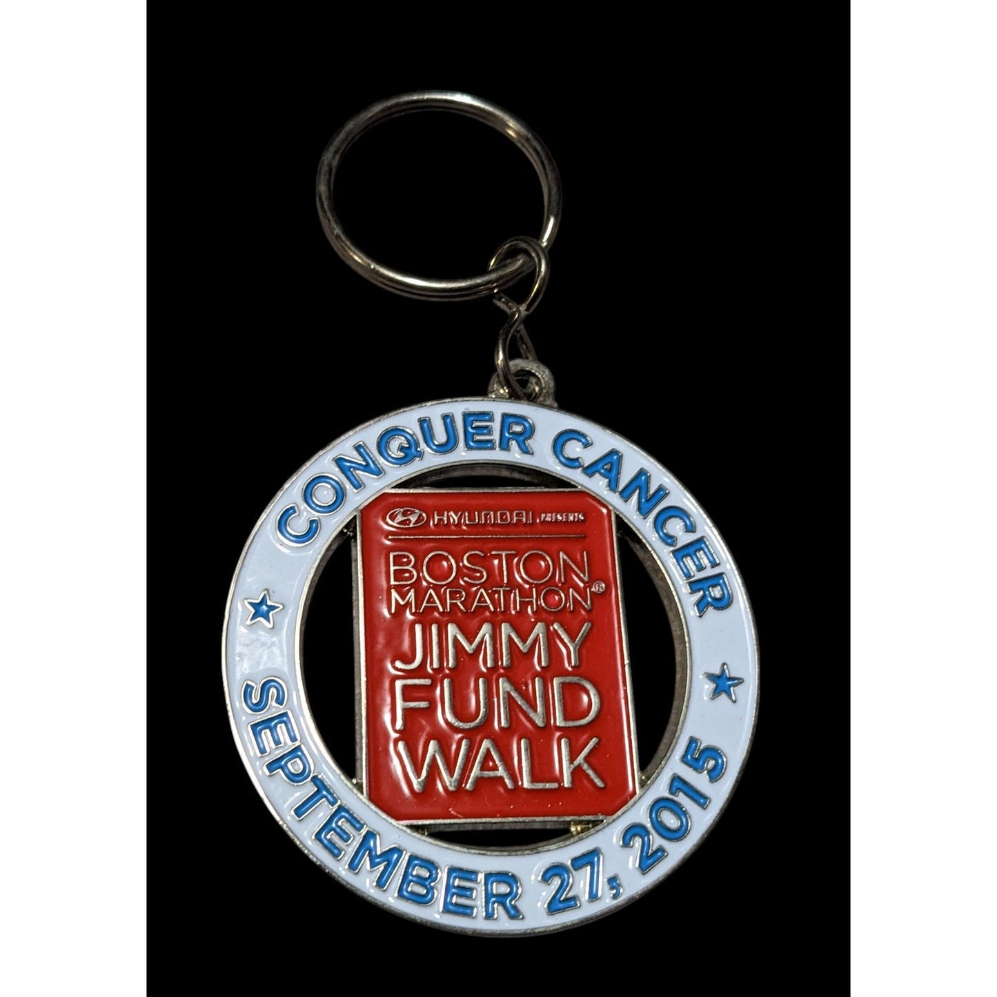 Boston Marathon 2015 Jimmy Fund Walk Keychain