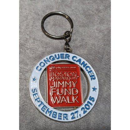 Boston Marathon 2015 Jimmy Fund Walk Keychain