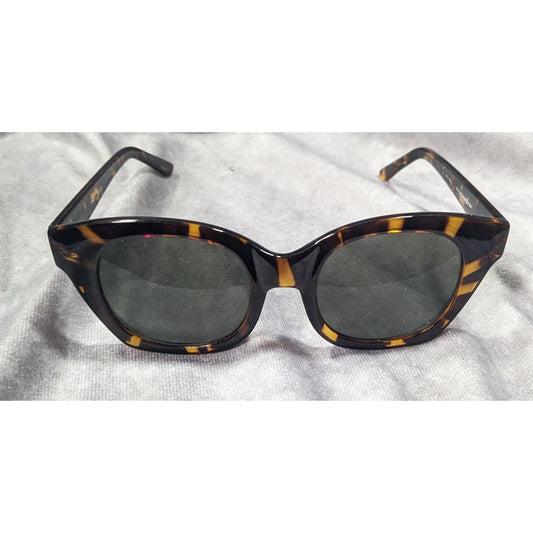 Max Studio MS07 Tort GN Retro Chunky Tortoise Sunglasses