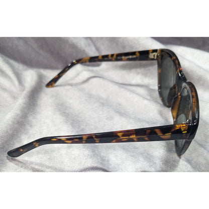Max Studio MS07 Tort GN Retro Chunky Tortoise Sunglasses