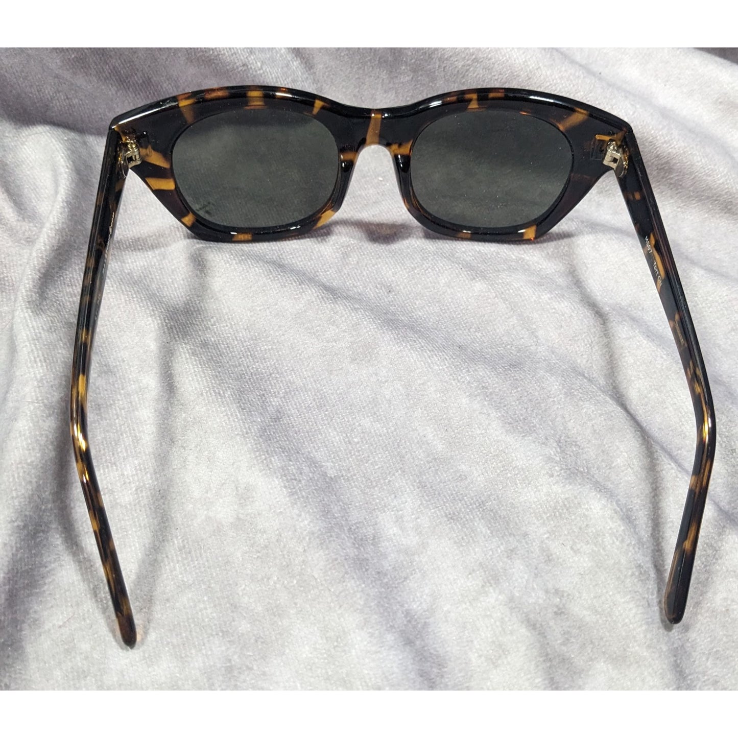 Max Studio MS07 Tort GN Retro Chunky Tortoise Sunglasses