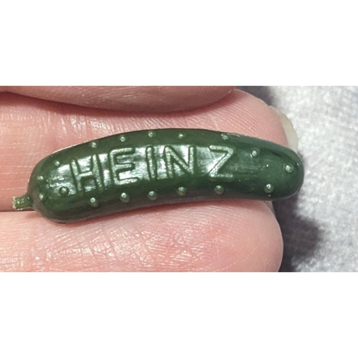 Vintage Heinz Pickle Figural Collectible Brooch