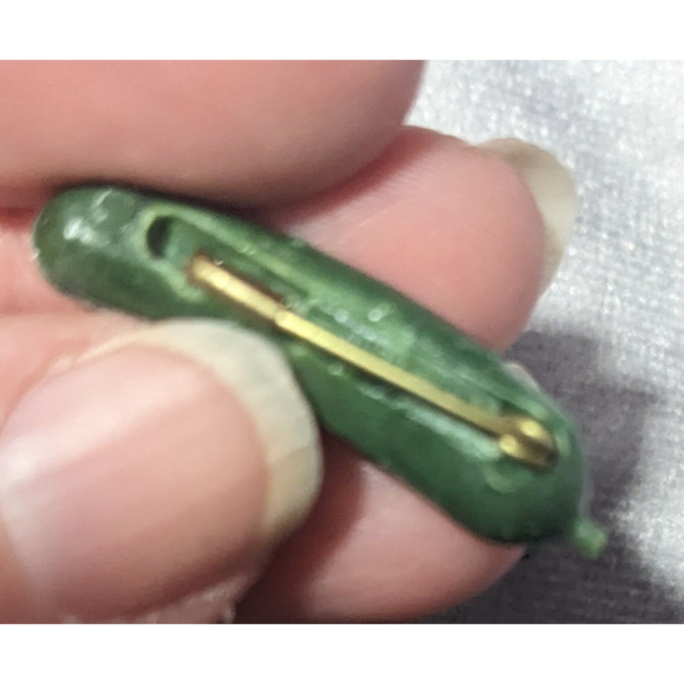 Vintage Heinz Pickle Figural Collectible Brooch