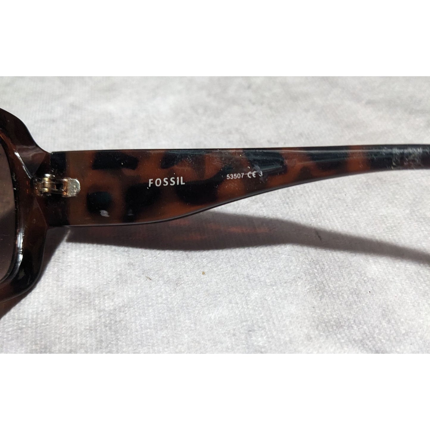 Retro 90s Fossil Brown Tortoise Sunglasses