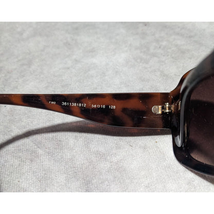 Retro 90s Fossil Brown Tortoise Sunglasses