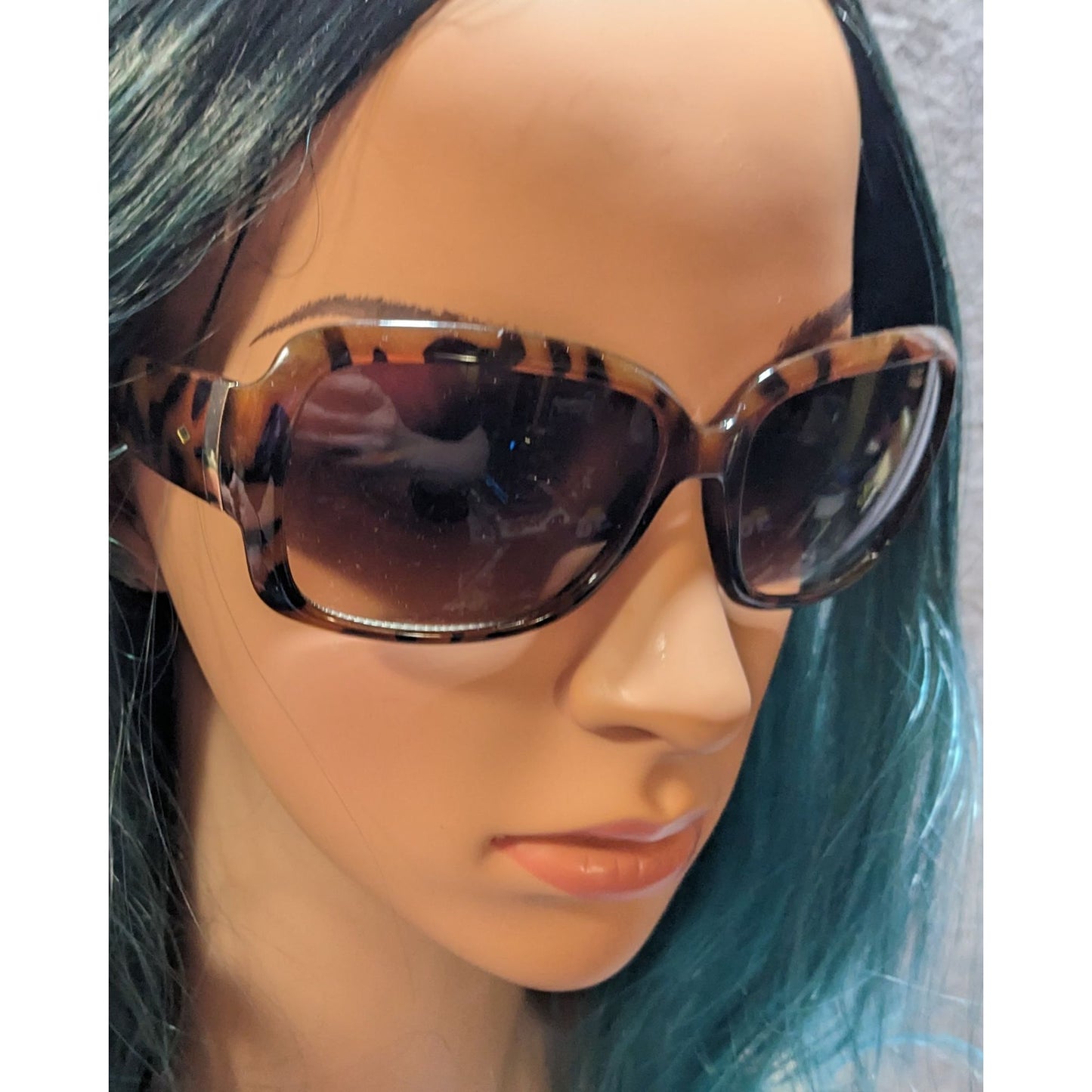 Retro 90s Fossil Brown Tortoise Sunglasses