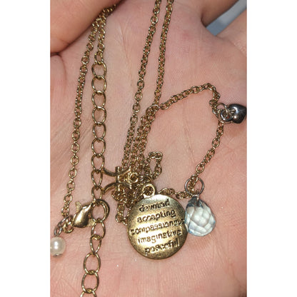 Pisces Zodiac Charm Pendant Coquette Celestial Zodiac Pisces Charm Necklace
