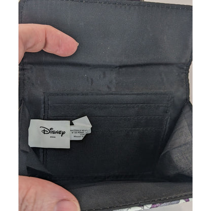 Disney Loungefly Villains Wallet 5.5x4 Simulated Leather Purple Snap Closure