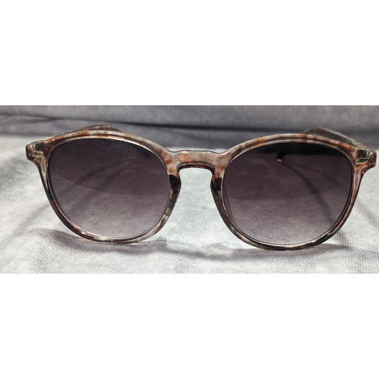 Elle Retro Mottle Brown Translucent Sunglasses