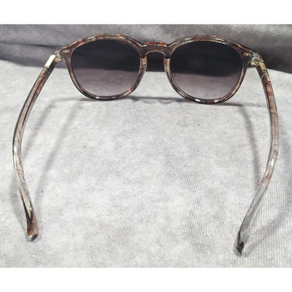 Elle Retro Mottle Brown Translucent Sunglasses