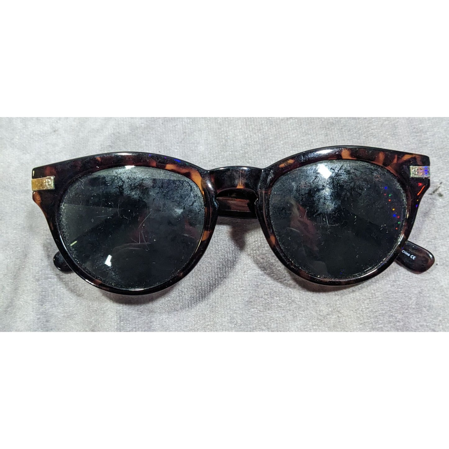 Cole Haan Retro C6090 Keyhole Bridge Tortoise Sunglasses