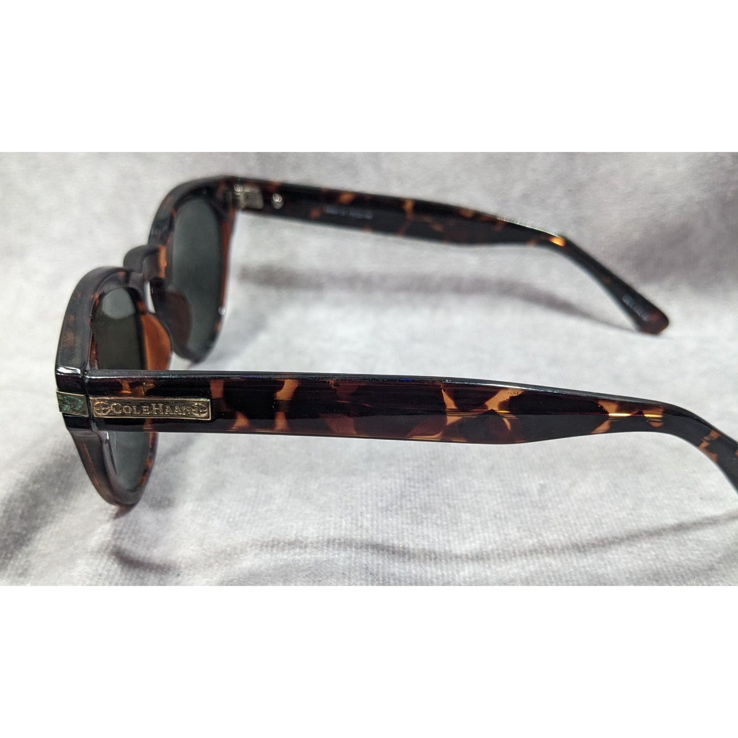Cole Haan Retro C6090 Keyhole Bridge Tortoise Sunglasses