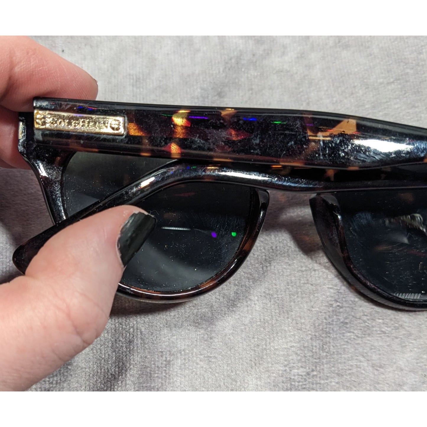 Cole Haan Retro C6090 Keyhole Bridge Tortoise Sunglasses