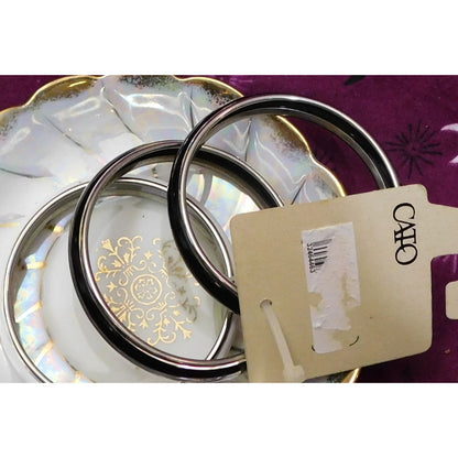 Cato Black And White Bangle Set (New With Defect)