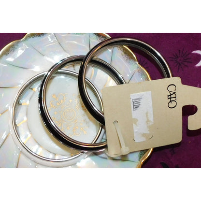 Cato Black And White Bangle Set (New With Defect)