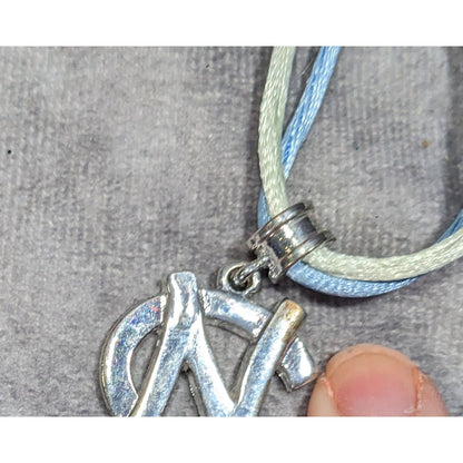 North Carolina State Blue And Silver Tone Pendant Necklace