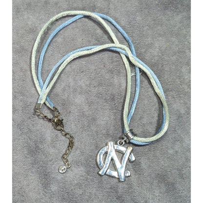 North Carolina State Blue And Silver Tone Pendant Necklace