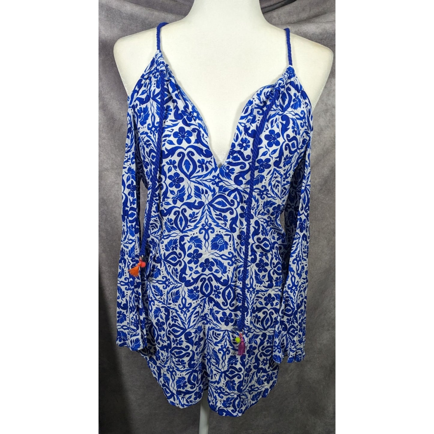 Nanette Lepore Tanavera Tunic Swim Cover Up Size XS