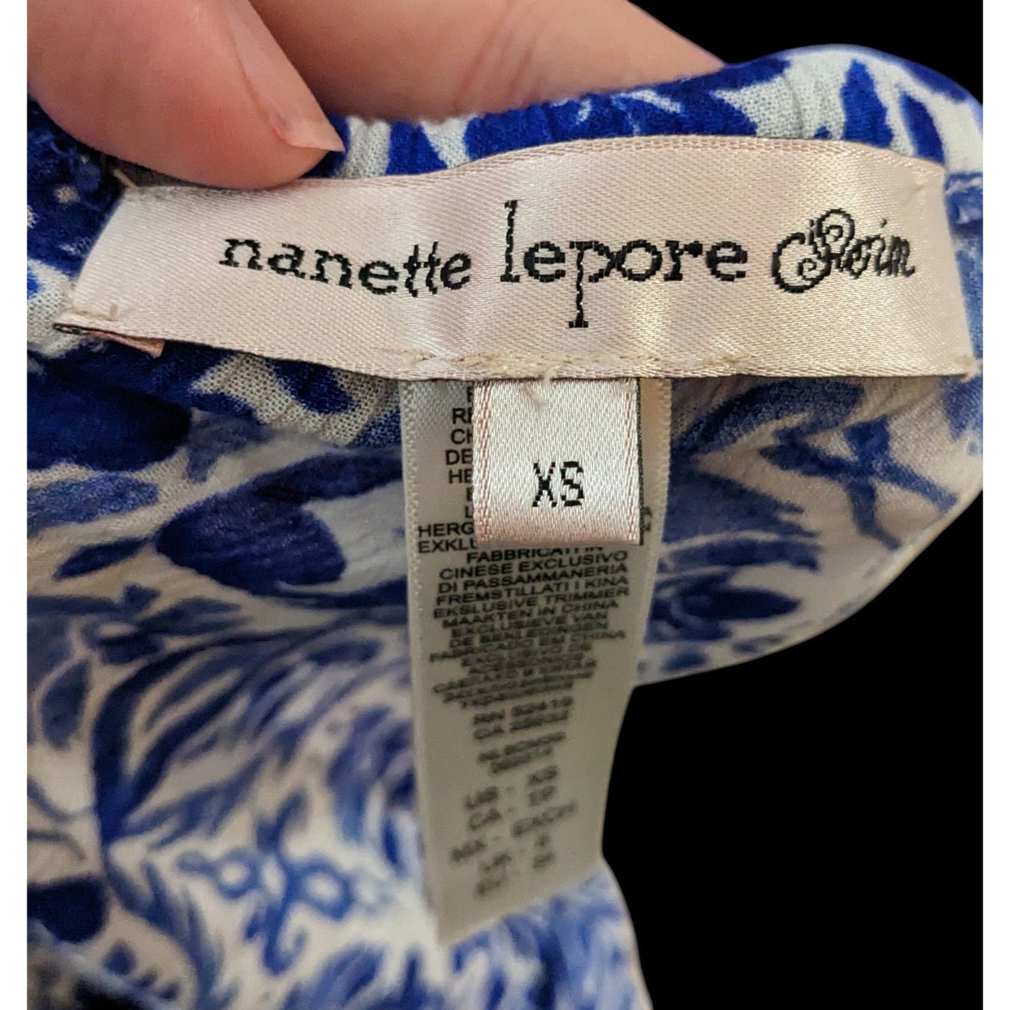 Nanette Lepore Tanavera Tunic Swim Cover Up Size XS