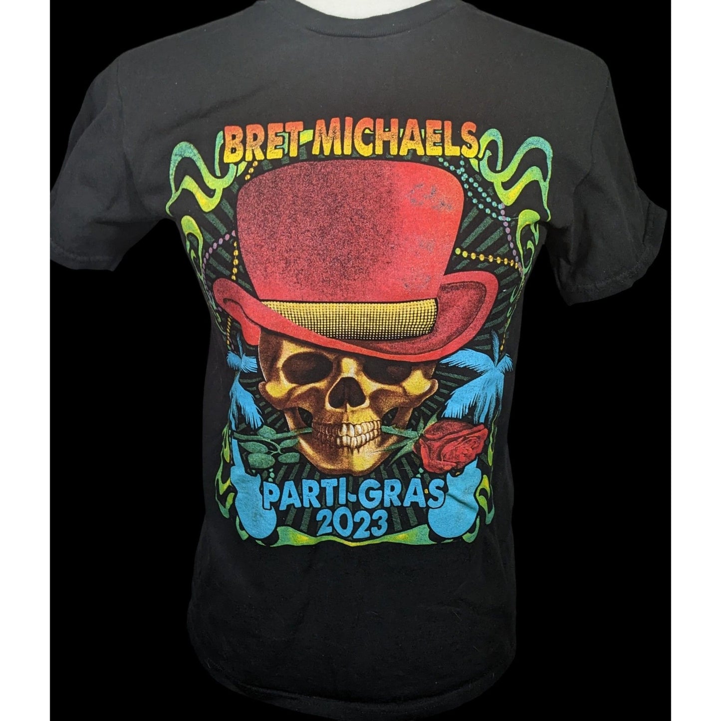 Bret Michaels Parti-Gras 2023 Tour T-Shirt