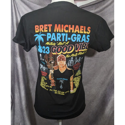 Bret Michaels Parti-Gras 2023 Tour T-Shirt