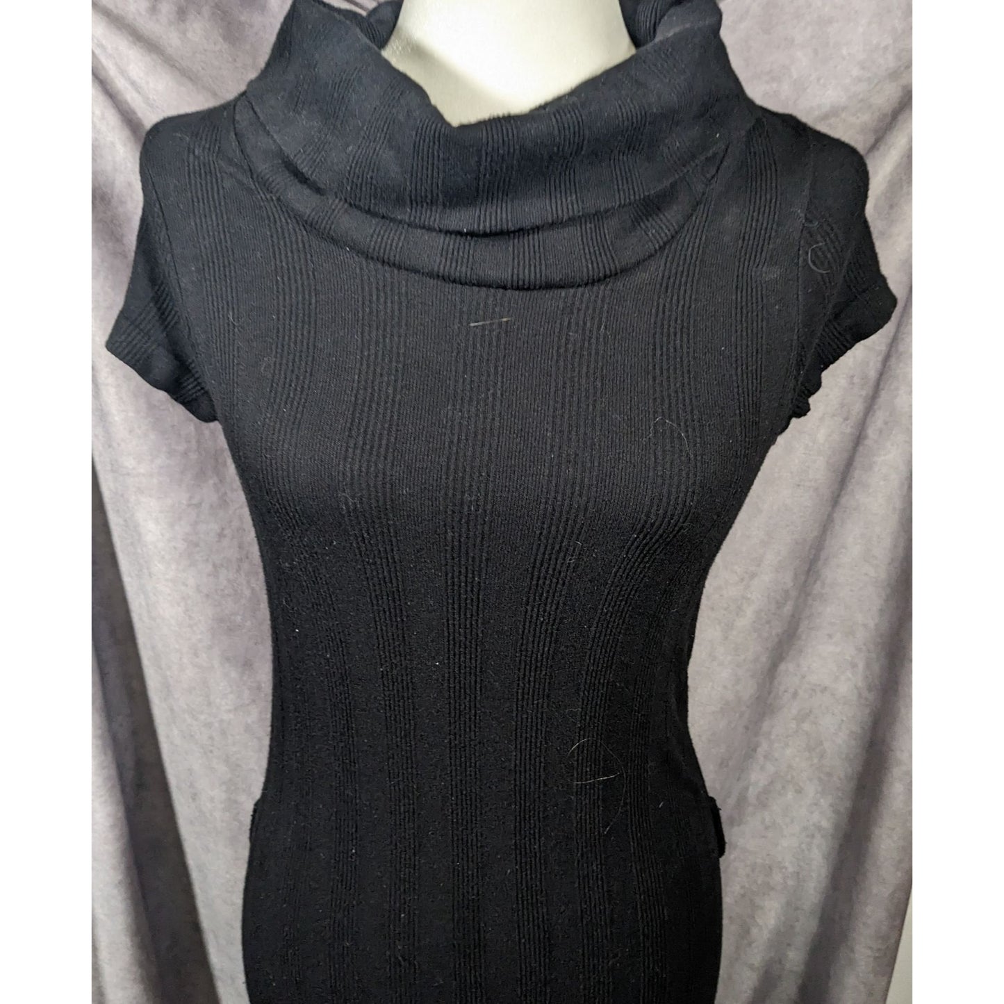 JJ Authentic Corporate Goth Cowl Neck Sweater Dress Size M/L