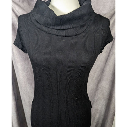 JJ Authentic Corporate Goth Cowl Neck Sweater Dress Size M/L
